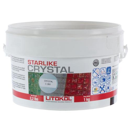 Затирка эпоксидная Litochrom Starlike C350, 1 кг, цвет кристалл
