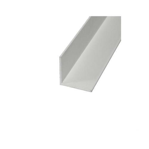 Уголок алюминиевый 30х30х1.5, 1 м, белый муар