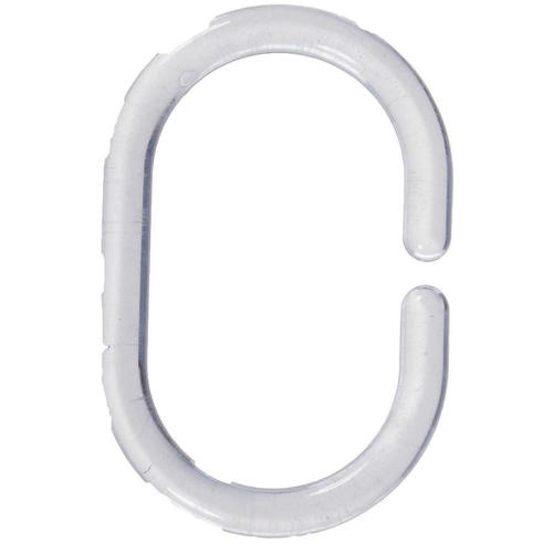 Кольца для шторок Sensea пластиковые, цвет прозрачный, 12 шт