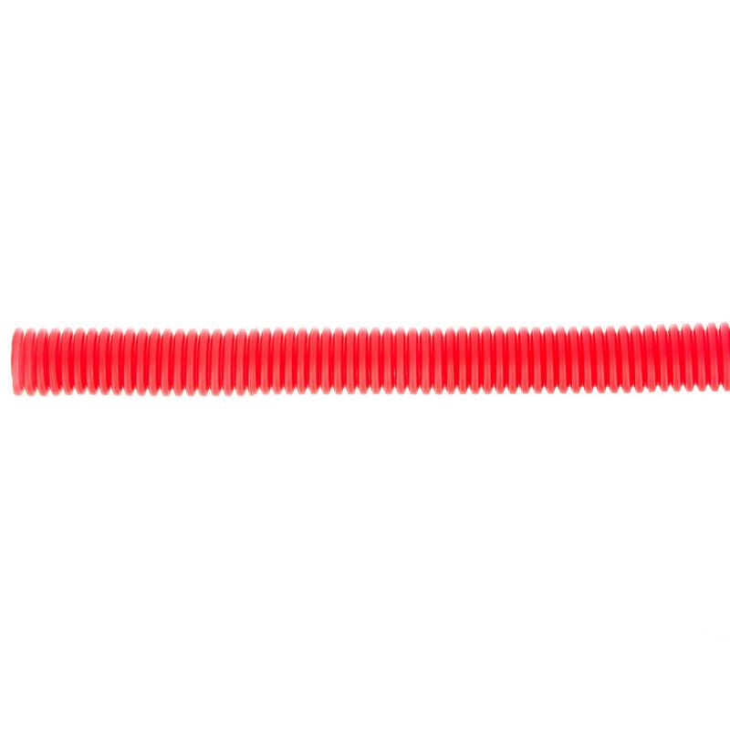 Труба гофрированная d 25 мм 50 м цвет красный