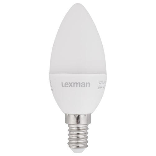 Лампа светодиодная Lexman свеча E14 5.5 Вт 470 Лм свет холодный белый