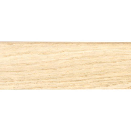 Плинтус напольный шпон 58 мм 2.2 м цвет дуб белый