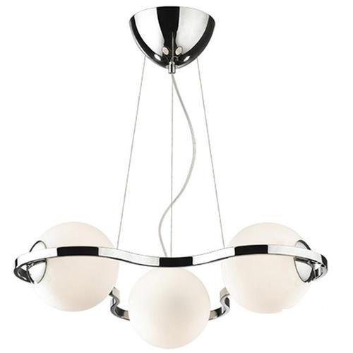 Люстра Ball 3xE14x40Вт, металлстекло, хром