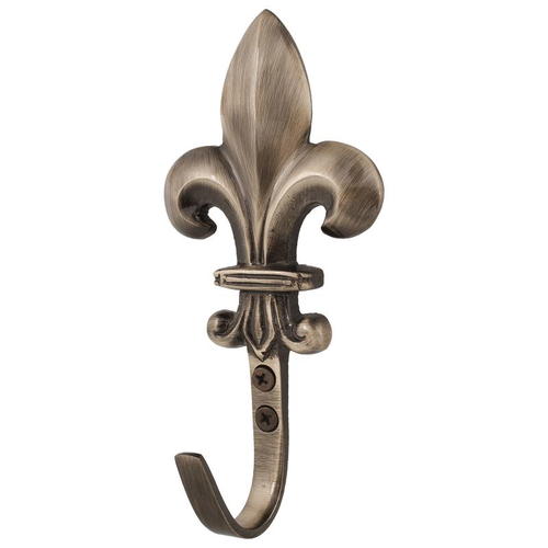 Крючок Fleur-DE-LYS LB-119 AB, металл, цвет античная бронза