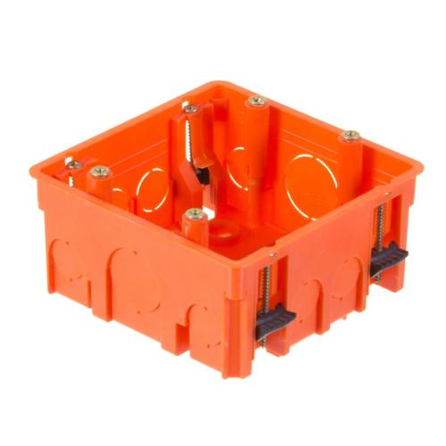 Коробка распределительная Plast Electro Anam 100х100х50 мм цвет оранжевый