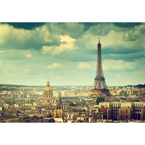 Холст 70х50 см «Париж небо»