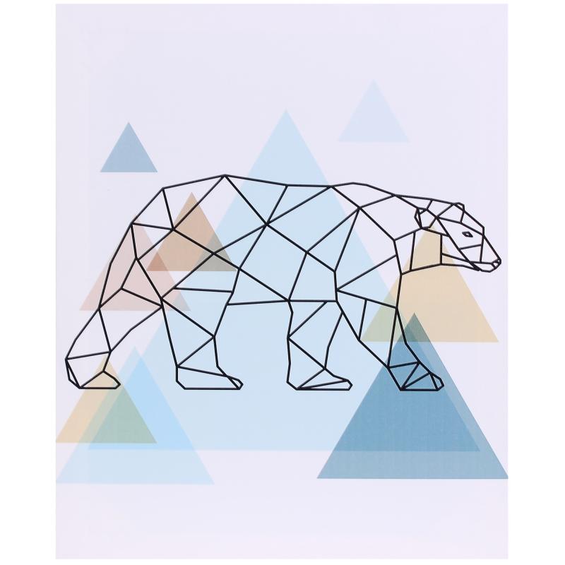 Картина на холсте «Арт Медведь» 40х50 см