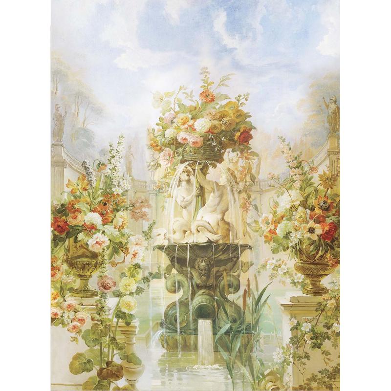 Фреска флизелиновая «Цветочный фонтан» 200х270 см