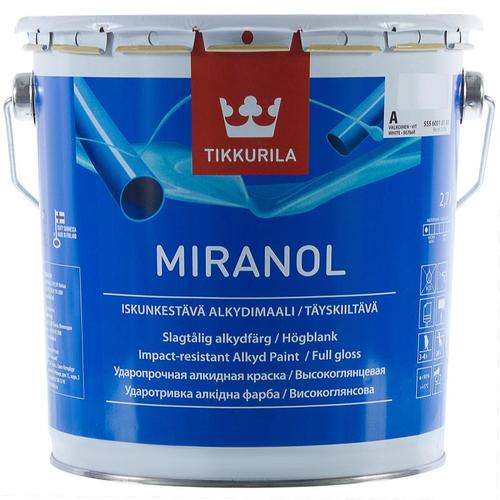 Эмаль Tikkurila Миранол цвет белый 2.7 л