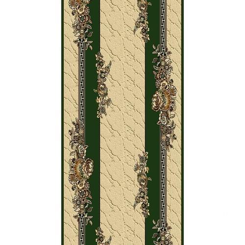 Дорожка ковровая «Лайла де Люкс 63624-62» полипропилен 1.5 м цвет зелёный