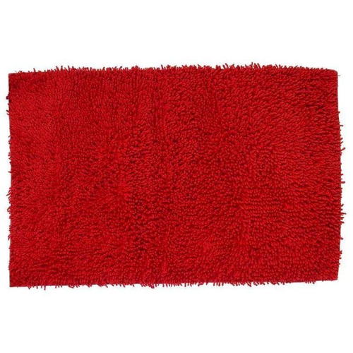 Коврик для ванной комнаты «Bouclett» 50х80 см цвет красный