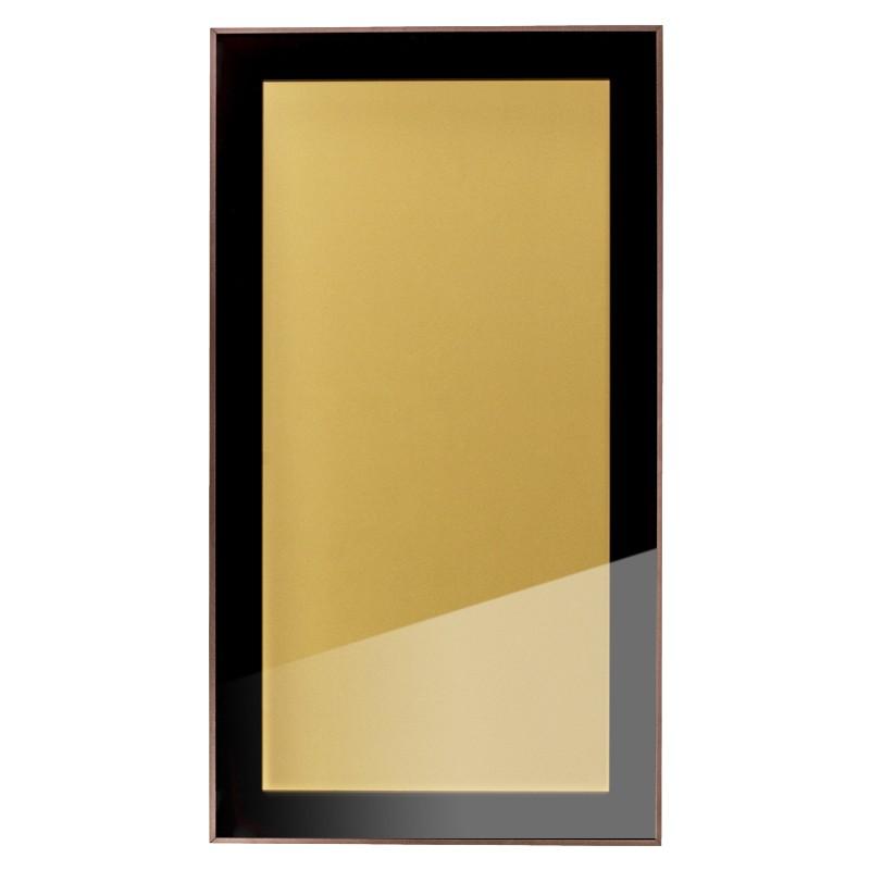 Витрина для шкафа Delinia «Бронза» 40x70 см, алюминийстекло, цвет тёмно-коричневый