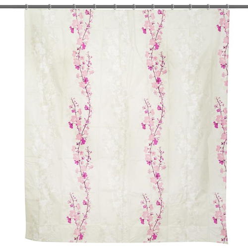Штора для ванной комнаты «Blossom» 180х200 см цвет белый