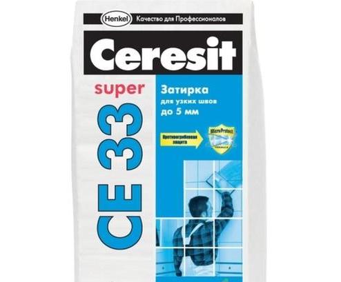 Затирка Ceresit СЕ 33, 2-5 мм, 2 кг, цвет какао