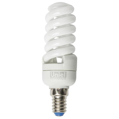 Лампа энергосберегающая Uniel спираль E14 11 Вт свет холодный белый