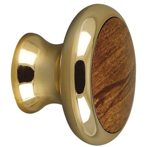 Ручка-кнопка Elikor 52 пластик цвет матовое золото