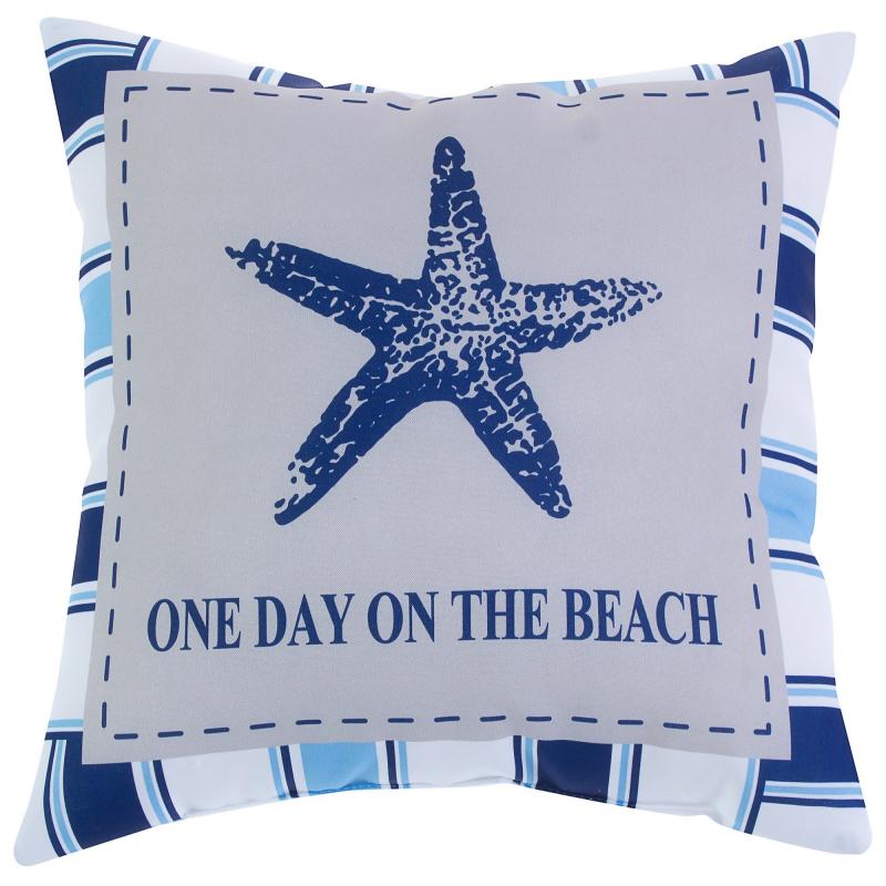 Подушка декоративная «Море, звезда с полоской» 40х40 см
