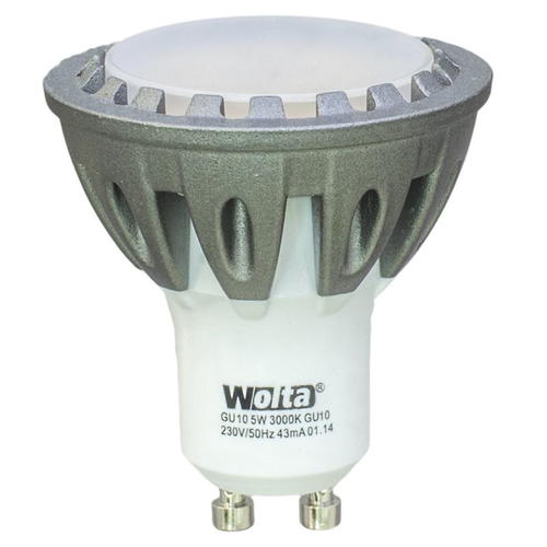 Лампа светодиодная Wolta рефлектор GU10 5 Вт 350 Лм свет тёплый белый