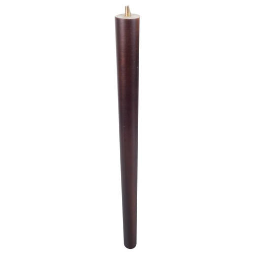 Ножка для табурета 410х10 мм цвет тёмное дерево
