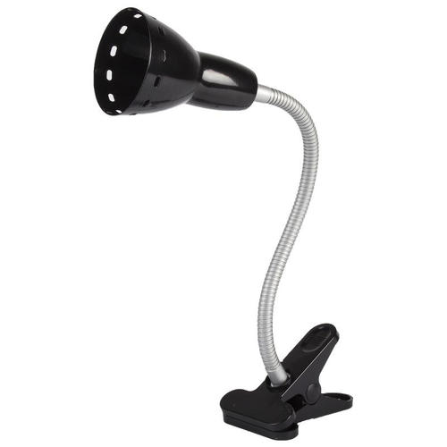 Настольная лампа Inspire Клипса 1xE14x25 Вт, металлпластик, цвет чёрный