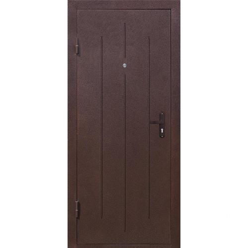 Дверь входная металлическая Стройгост 5-1, 880 мм, левая, цвет золотистый дуб