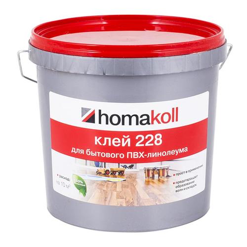 Клей для бытового линолеума Homakoll 228, 4 кг