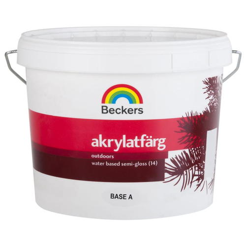 Краска для фасадов Beckers Akrylatfarg 2.7 л