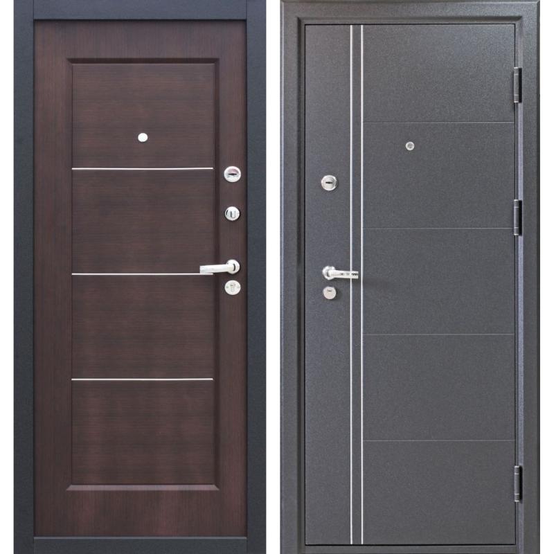 Дверь входная металлическая Ferrum 8, 960 мм, правая, цвет венге