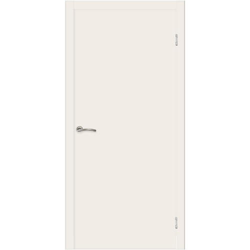 Дверь межкомнатная глухая 60x200 см, ламинация, цвет белый
