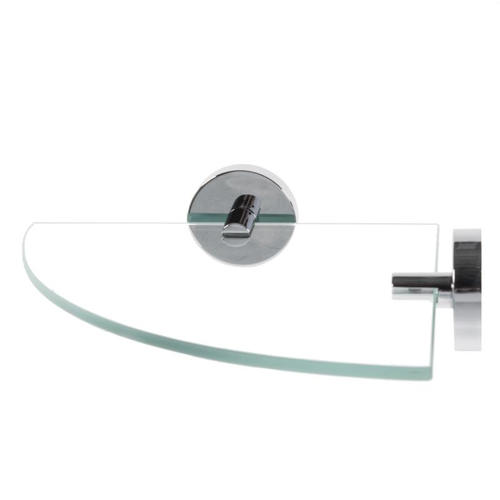 Полка для ванной комнаты Scandi Pro угловая стекло