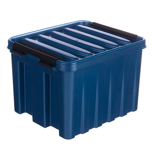 Контейнер Rox Box 21х17х14 см, 3.5 л, пластик цвет синий с крышкой
