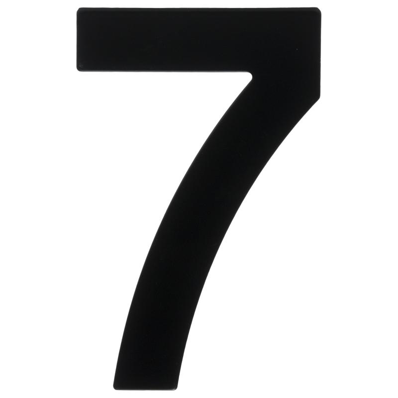 Цифра «7» Larvij большая цвет чёрный
