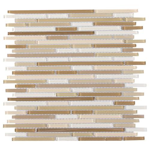Мозаика Artens, 32.4х29.8 см, стекло, цвет бежевый