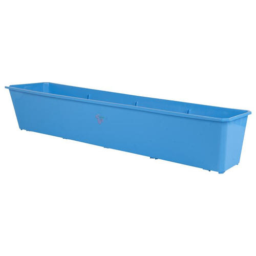 Ящик балконный 100х17х15 см, 19л, пластик, Синий