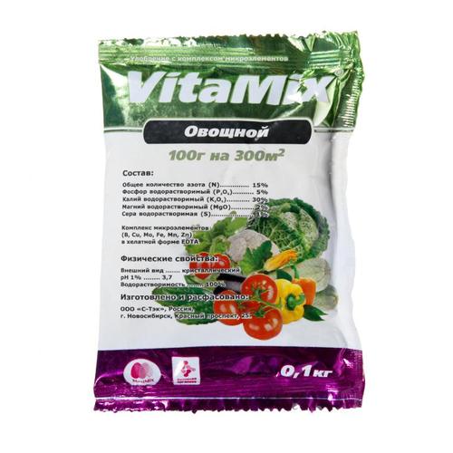 Удобрение «VitaMix» для овощей 0.1 кг