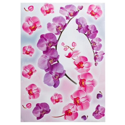 Наклейка «Веточка орхидеи» Декоретто L