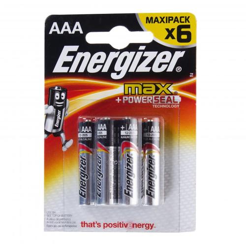 Батарейка алкалиновая Energizer Max AAALR03 FSB 6 шт.