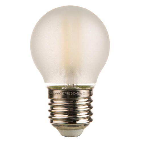 Лампа светодиодная Uniel шар E27 6 Вт 500 Лм свет тёплый белый матовая