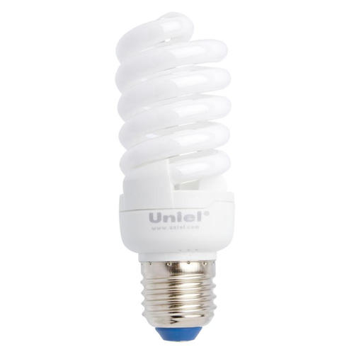 Лампа энергосберегающая Uniel спираль E27 20 Вт свет тёплый белый