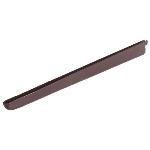 Кронштейн прямой двухрядный, 47 см, нагрузка до 55 кг, цвет коричневый