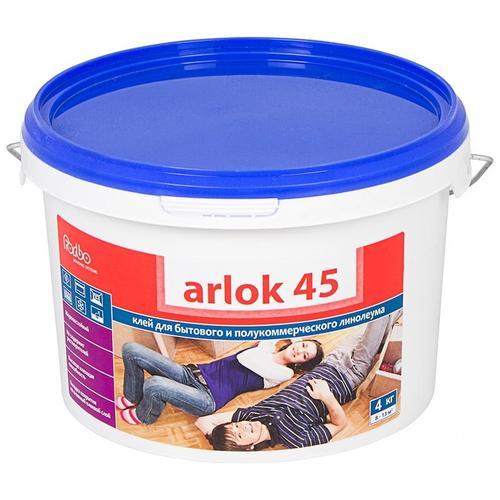 Клей для полукоммерческого линолеума морозостойкий Arlok 45, 4 кг