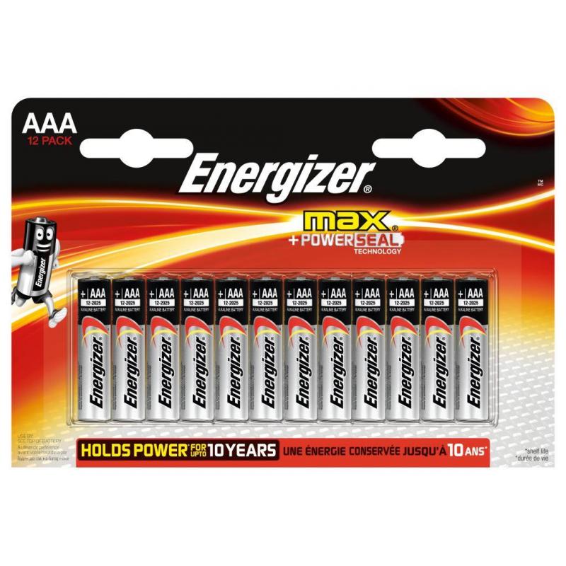 Батарейка алкалиновая Energizer Max AAALR06 12 шт.