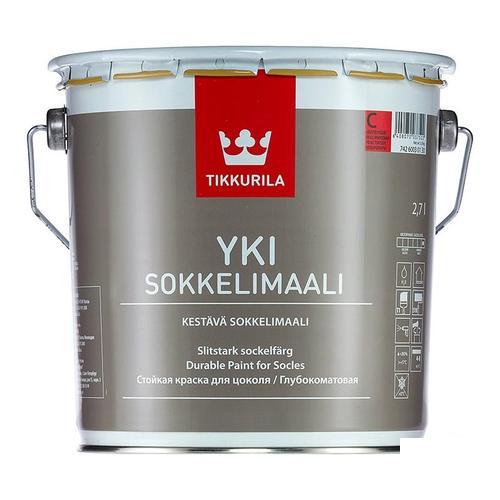 Краска фасадная для цоколя Yki, 2.7 л