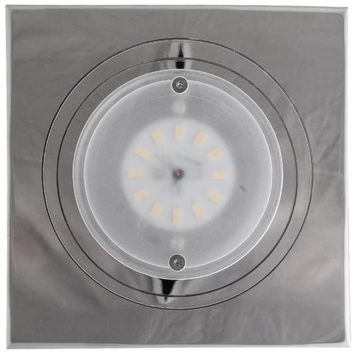Светильник настенно-потолочный светодиодный Cisterno 1x4.5 Вт, 130х130 мм, цвет хром
