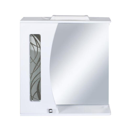 Шкаф зеркальный «Мальта» 65 см цвет белый