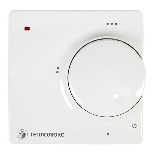 Терморегулятор для теплого пола Теплолюкс ТР 510 механический, 3500 Вт, цвет белый