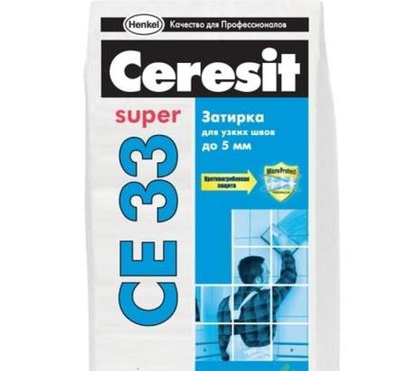 Затирка Ceresit СЕ 33, 2-5 мм, 2 кг, цвет карамель