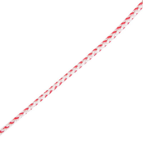 Шнур хозяйственно-бытовой Standers с сердечником 3 мм, 30 м, цвет белыйкрасный