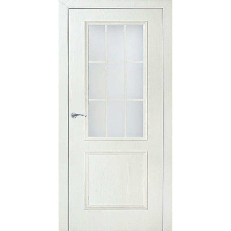 Дверь межкомнатная остеклённая Altro 80x200 см, ламинация, цвет бьянко 3D