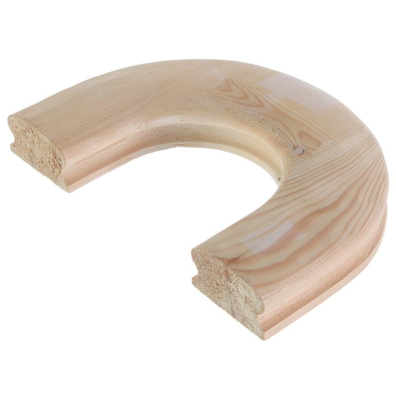 Поворот поручня 180° под 60 балку, хвоя сорт Экстра